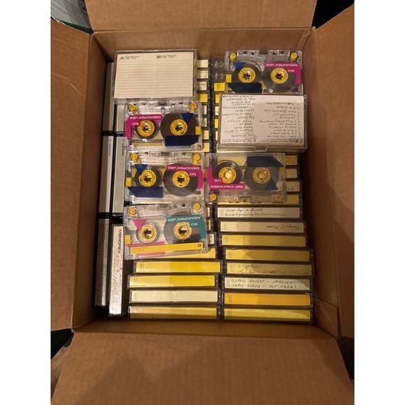 Memorex Lot Of DBS Normal Bias Used Cassette Tapes Lot of 53
